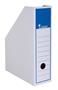 Magazine file, cardboard, 80 mm, VICTORIA OFFICE, white